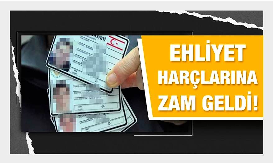 Ehliyet harçlarına zam geldi… Yeni fiyatlar 30.12.2023 Tarihli  Resmi Gazete’de yayımlandı