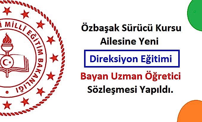 YENİ SÖZLEŞMESİ İMZALANAN BAYAN UZMAN ÖĞRETİCİMİZ